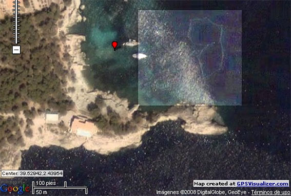 Foto satélite de una moruna